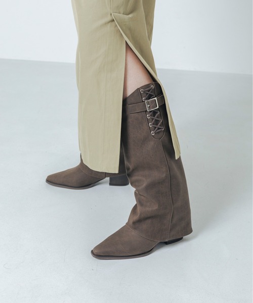 セール】【S-LLサイズ展開・クッション入り】カバーウエスタンブーツ