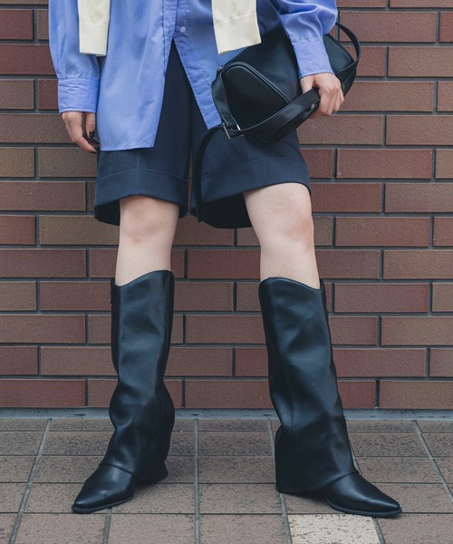 EVOL（イーボル）の「【S-LLサイズ展開・クッション入り】カバーウエスタンブーツ IZ5883（ブーツ・レディース・ブラウン/ブラック・M/L/LL/S）」の18枚目の写真