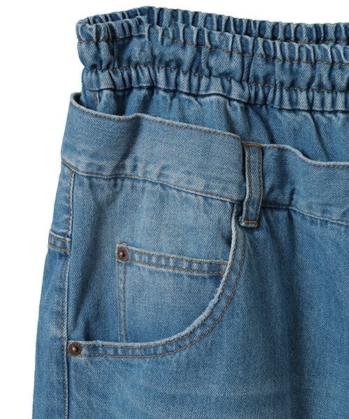 Candy Stripper（キャンディストリッパー）の「MULTI WAY DAMAGE LAYERED DENIM パンツ（デニムパンツ・レディース・ライトインディゴブルー/ブラック・FREE）」の5枚目の写真