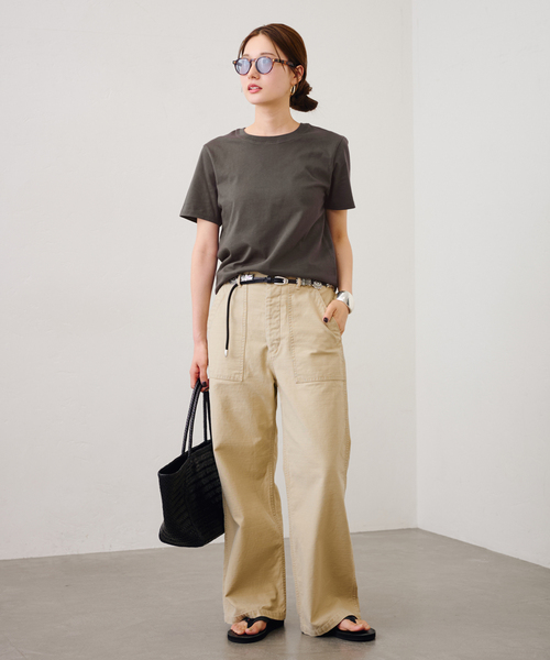 FRAMeWORK（フレームワーク）の「YA GOOD IDEAS × FRUIT OF THE LOOM  別注2PACK USA COTTON（Tシャツ/カットソー・レディース・レッド/ホワイト/ベージュ/スミクロ・FREE）」の11枚目の写真