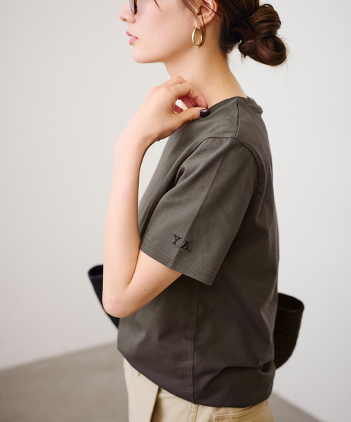 FRAMeWORK（フレームワーク）の「YA GOOD IDEAS × FRUIT OF THE LOOM  別注2PACK USA COTTON（Tシャツ/カットソー・レディース・レッド/ホワイト/ベージュ/スミクロ・FREE）」の13枚目の写真