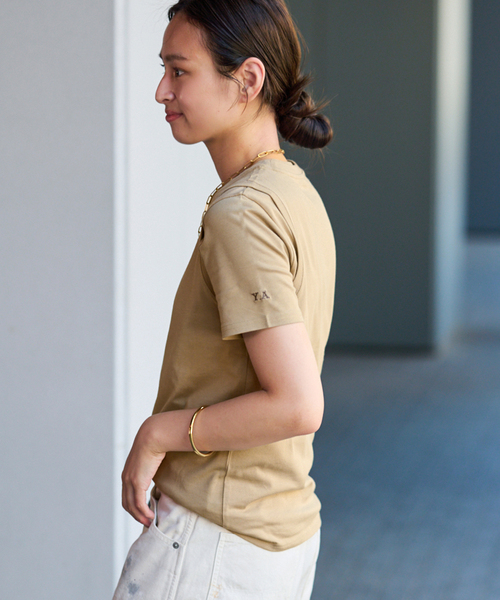 FRAMeWORK（フレームワーク）の「YA GOOD IDEAS × FRUIT OF THE LOOM  別注2PACK USA COTTON（Tシャツ/カットソー・レディース・レッド/ホワイト/ベージュ/スミクロ・FREE）」の18枚目の写真