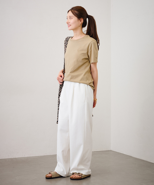 FRAMeWORK（フレームワーク）の「YA GOOD IDEAS × FRUIT OF THE LOOM  別注2PACK USA COTTON（Tシャツ/カットソー・レディース・レッド/ホワイト/ベージュ/スミクロ・FREE）」の21枚目の写真