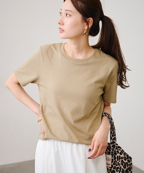 FRAMeWORK（フレームワーク）の「YA GOOD IDEAS × FRUIT OF THE LOOM  別注2PACK USA COTTON（Tシャツ/カットソー・レディース・レッド/ホワイト/ベージュ/スミクロ・FREE）」の22枚目の写真