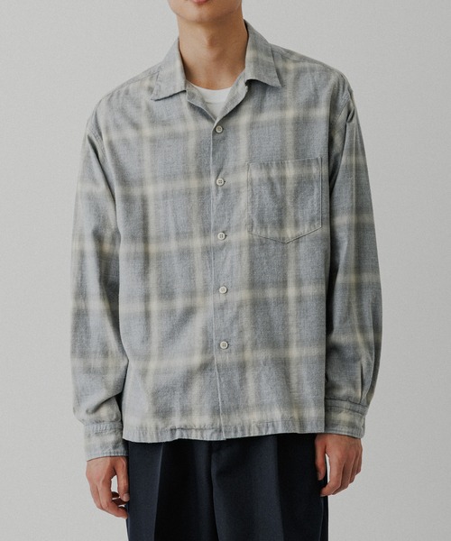 ADAM ET ROPE 開襟シャツ ADAM ET ROPE' オープンカラーシャツ＆イージーパンツ