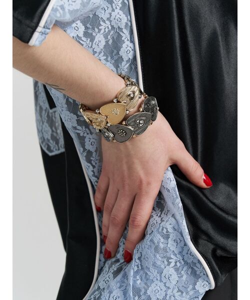 jouetie（ジュエティ）の「ハートコンチョブレス（ブレスレット・レディース・シルバー・FREE）」の8枚目の写真