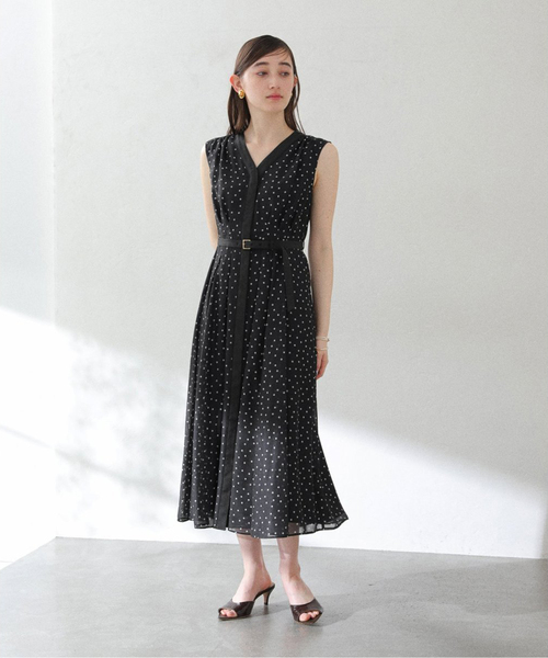 La TOTALITE（ラトータリテ）の「《追加》【洗える】ウォッシャブルシャツワンピース（ワンピース・レディース・ブラウン/ネイビー/ブラック・36/38）」の4枚目の写真