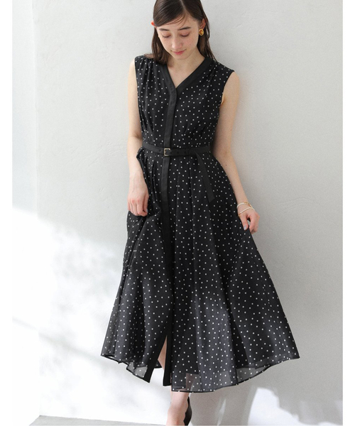 La TOTALITE（ラトータリテ）の「《追加》【洗える】ウォッシャブルシャツワンピース（ワンピース・レディース・ブラウン/ネイビー/ブラック・36/38）」の6枚目の写真