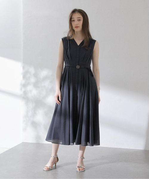 La TOTALITE（ラトータリテ）の「《追加》【洗える】ウォッシャブルシャツワンピース（ワンピース・レディース・ブラウン/ネイビー/ブラック・36/38）」の16枚目の写真