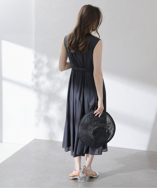 La TOTALITE（ラトータリテ）の「《追加》【洗える】ウォッシャブルシャツワンピース（ワンピース・レディース・ブラウン/ネイビー/ブラック・36/38）」の18枚目の写真