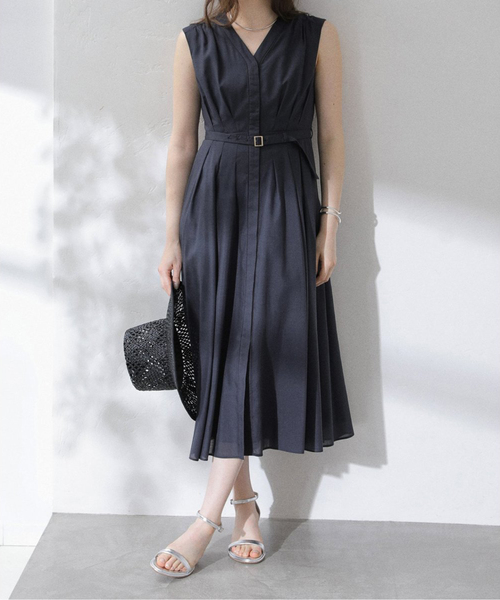 La TOTALITE（ラトータリテ）の「《追加》【洗える】ウォッシャブルシャツワンピース（ワンピース・レディース・ブラウン/ネイビー/ブラック・36/38）」の19枚目の写真