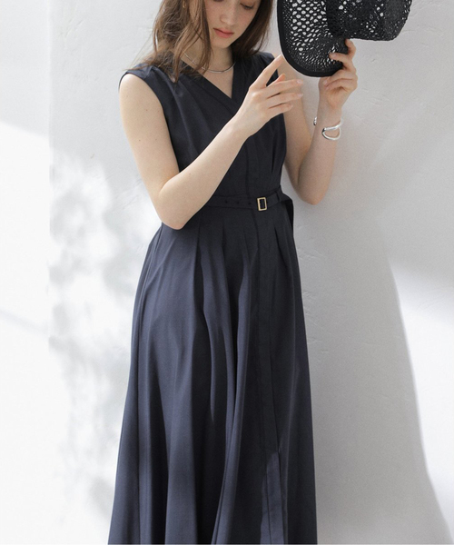 La TOTALITE（ラトータリテ）の「《追加》【洗える】ウォッシャブルシャツワンピース（ワンピース・レディース・ブラウン/ネイビー/ブラック・36/38）」の20枚目の写真