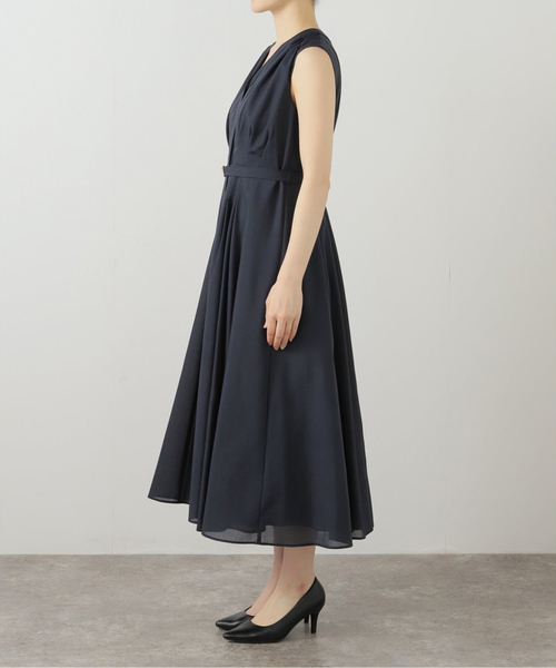 La TOTALITE（ラトータリテ）の「《追加》【洗える】ウォッシャブルシャツワンピース（ワンピース・レディース・ブラウン/ネイビー/ブラック・36/38）」の22枚目の写真