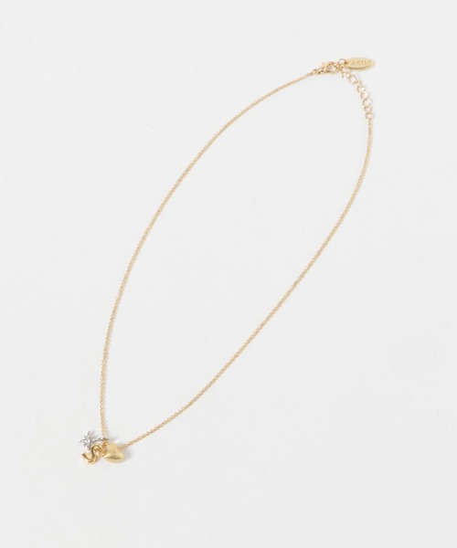 日本未入荷【CARIISSIMA】ベリーチャームネックレス 8/8(金)20:00～再入荷】【14KGP】ハートモチーフチェーン