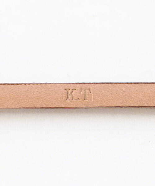 K.T KIYOKO TAKASE(キヨコタカセ)の「9㎜バーバックル ベルト(ベルト・レディース・ブラック/ブラウン・9号)」の5枚目の写真