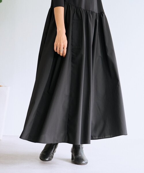 ドッキングボリュームワンピース（ワンピース）｜BEARDSLEY