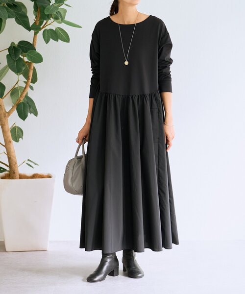 セール】ドッキングボリュームワンピース（ワンピース）｜BEARDSLEY