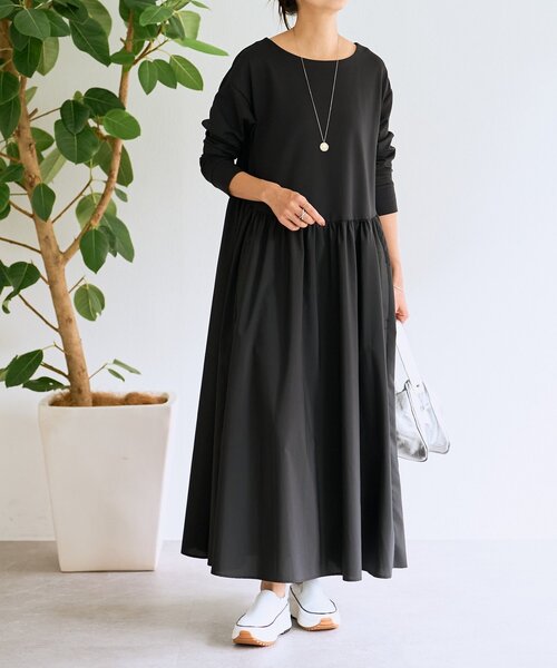 ドッキングボリュームワンピース（ワンピース）｜BEARDSLEY