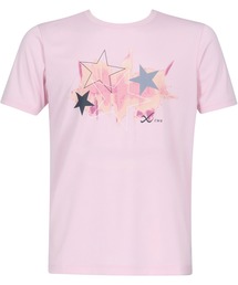 トップス Tシャツ 3分袖 Uネック