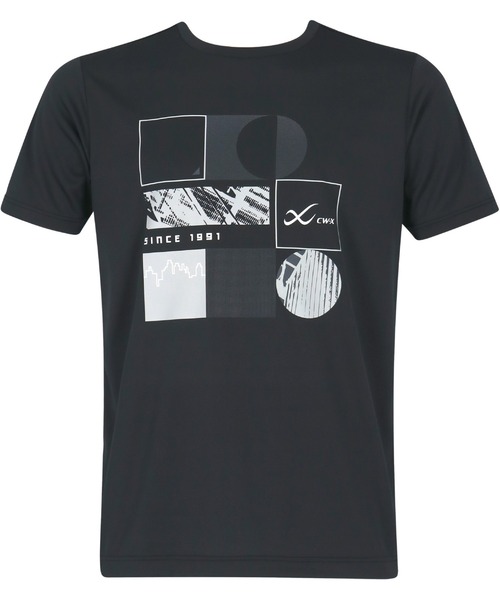 トップス u トップス Tシャツ 3分袖 Uネック（Tシャツ/カットソー）｜CW-X（シー