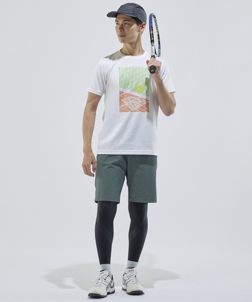 CW-X(シーダブリューエックス)の「トップス Tシャツ 3分袖 Uネック(Tシャツ/カットソー・レディース・イエロー/ブラック/ブルー/グレー系その他/ブルー系その他/ピンク/ホワイト/グレー・L/M/LL/S)」の14枚目の写真