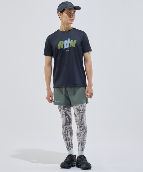 CW-X(シーダブリューエックス)の「トップス Tシャツ 3分袖 Uネック(Tシャツ/カットソー・レディース・イエロー/ブラック/ブルー/グレー系その他/ブルー系その他/ピンク/ホワイト/グレー・L/M/LL/S)」の18枚目の写真