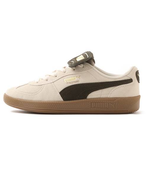 PUMA(プーマ)の「PUMA PALERMO PREMIUM SUEDE / プーマ パレルモ プレミアム スウェード(スニーカー・レディース・ライトベージュ・23.0cm/23.5cm/24.0cm/24.5cm/25.0cm/22.5cm)」の6枚目の写真