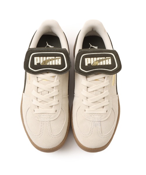 PUMA(プーマ)の「PUMA PALERMO PREMIUM SUEDE / プーマ パレルモ プレミアム スウェード(スニーカー・レディース・ライトベージュ・23.0cm/23.5cm/24.0cm/24.5cm/25.0cm/22.5cm)」の2枚目の写真