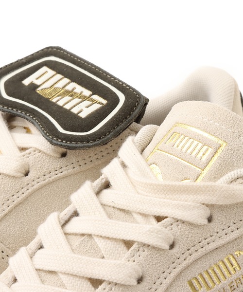 PUMA(プーマ)の「PUMA PALERMO PREMIUM SUEDE / プーマ パレルモ プレミアム スウェード(スニーカー・レディース・ライトベージュ・23.0cm/23.5cm/24.0cm/24.5cm/25.0cm/22.5cm)」の4枚目の写真