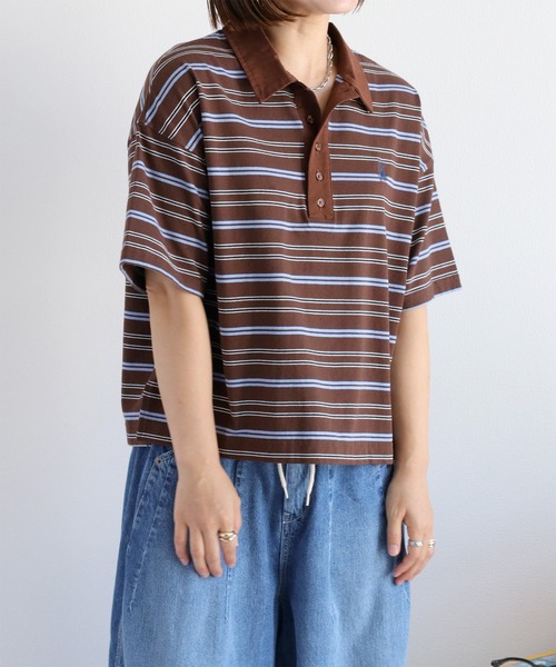 kapital 極美品 23 マルチ ボーダー ポロ シャツ 鹿の子 2 M 緑 kapital 極美品 23 マルチ ボーダー ポロ シャツ 鹿の子 2 M 緑