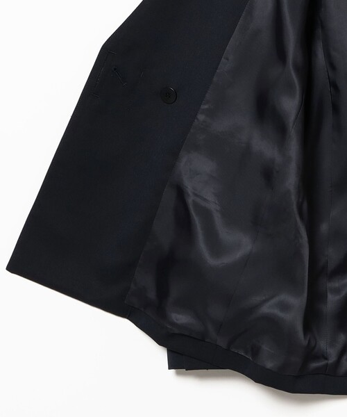 Demi-Luxe BEAMS（デミルクス ビームス）の「【1/9再値下げ】ポリエステル ウール ラペルレス ジャケット（その他アウター・レディース・ベージュ/ネイビー・36/38）」の19枚目の写真