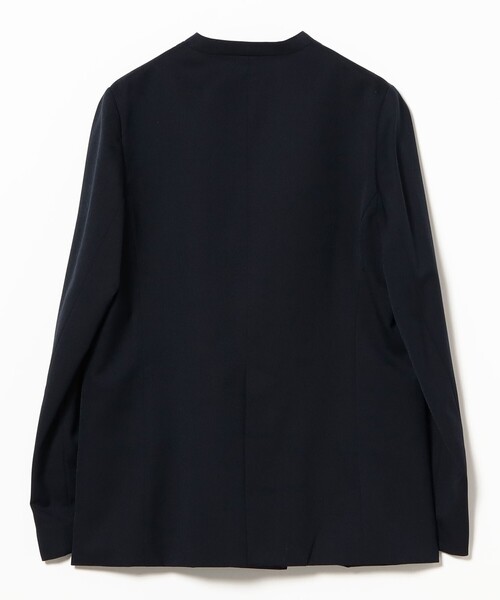 Demi-Luxe BEAMS（デミルクス ビームス）の「【1/9再値下げ】ポリエステル ウール ラペルレス ジャケット（その他アウター・レディース・ベージュ/ネイビー・36/38）」の20枚目の写真