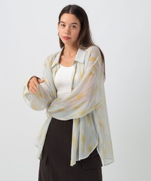 BAYFLOW | ニュアンスパターンロングスリーブシャツ(シャツ/ブラウス)