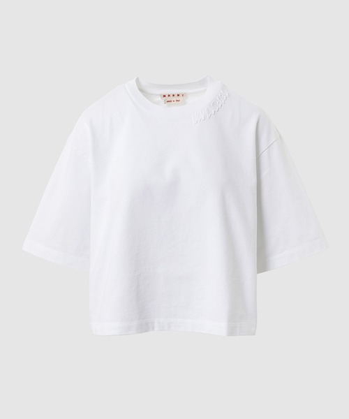 COMPACT JERSEY / 3Dロゴ入りTシャツ（Tシャツ/カットソー）｜MARNI