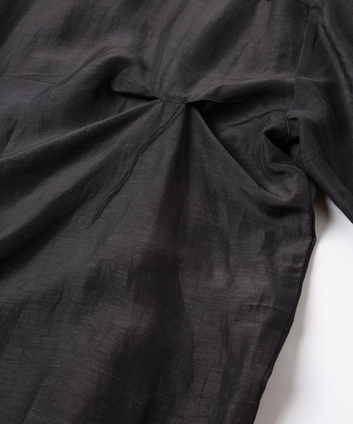 Jieda（ジエダ）の「HAND STITCH OPEN COLLAR SHIRT（シャツ/ブラウス・メンズ・ダークグレー/オリーブ系・1/2）」の17枚目の写真