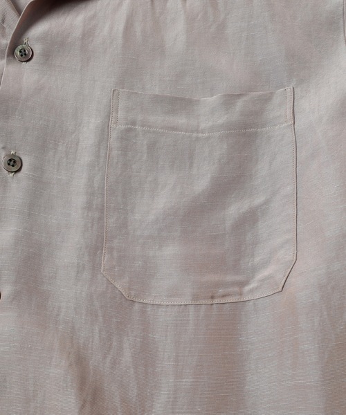 Jieda（ジエダ）の「HAND STITCH OPEN COLLAR SHIRT（シャツ/ブラウス・メンズ・ダークグレー/オリーブ系・1/2）」の20枚目の写真