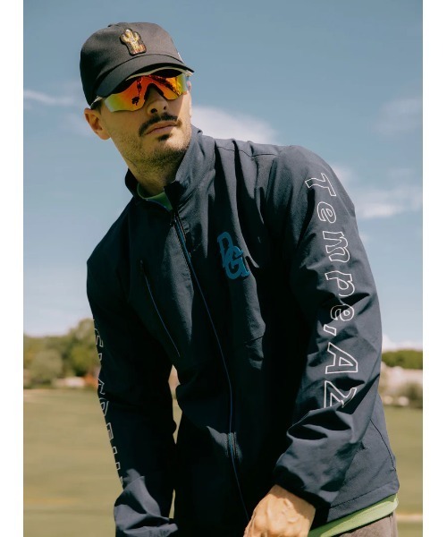 ○★新品未使用　DEVEREUX GOLF　フルジップウィンドブレーカー　M　黒 セール】フルジップウィンドブレーカー（ブルゾン）｜DEVEREUX GOLF