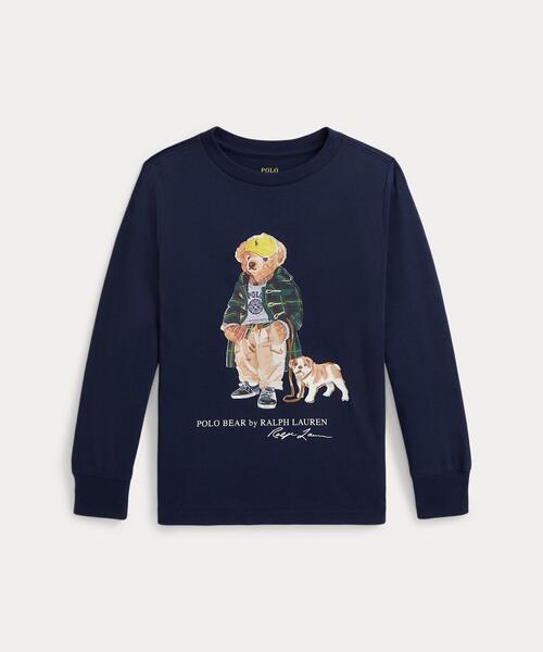 POLO RALPH LAUREN CHILDRENSWEAR（ポロ ラルフ ローレン チルドレンズウェア）の「Polo ベア コットン ロングスリーブ Tシャツ（Tシャツ/カットソー・キッズ・ネイビー系1・7/6/4/3）」の7枚目の写真