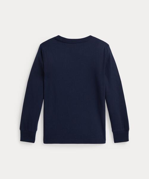 POLO RALPH LAUREN CHILDRENSWEAR（ポロ ラルフ ローレン チルドレンズウェア）の「Polo ベア コットン ロングスリーブ Tシャツ（Tシャツ/カットソー・キッズ・ネイビー系1・7/6/4/3）」の6枚目の写真