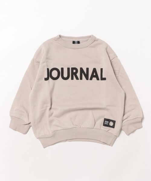 ZERO standerd(ゼロスタンダード)の「ゼロスタンダード JOURNAL トレーナー(スウェット・キッズ・サンドベージュ/パープル/ブラック・110cm/120cm/130cm/140cm/150cm/160cm/100cm)」の12枚目の写真