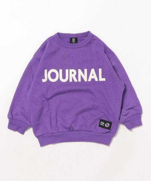 ZERO standerd(ゼロスタンダード)の「ゼロスタンダード JOURNAL トレーナー(スウェット・キッズ・サンドベージュ/パープル/ブラック・110cm/120cm/130cm/140cm/150cm/160cm/100cm)」の13枚目の写真