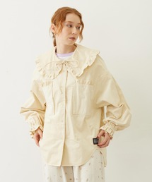 BIG COLLAR CORDUROY SHIRT
