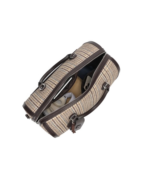 Ungrid（アングリッド）の「【Ungrid/アングリッド】ケースチャーム付 チェックコンビキャリーオントラベルボストンバッグ（スーツケース/キャリーバッグ・レディース・ブラック系その他/キャメル/ダークブラウン/ブラック/ブラウン系その他・FREE）」の19枚目の写真