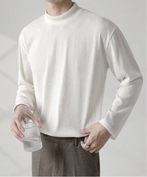 link lot（リンクロット）の「リブモックネックカットソー（Tシャツ/カットソー）」