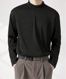 link lot（リンクロット）の「リブモックネックカットソー（Tシャツ/カットソー）」