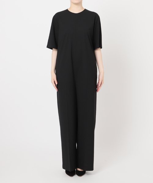 AP STUDIO(エーピーストゥディオ)の「TRWハーフスリーブオールインワン(つなぎ/オールインワン・レディース・ブラック・36/38)」の12枚目の写真