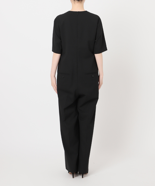 AP STUDIO(エーピーストゥディオ)の「TRWハーフスリーブオールインワン(つなぎ/オールインワン・レディース・ブラック・36/38)」の14枚目の写真