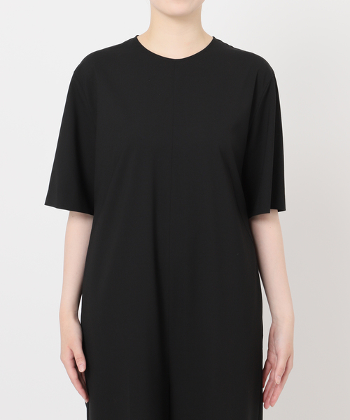 AP STUDIO(エーピーストゥディオ)の「TRWハーフスリーブオールインワン(つなぎ/オールインワン・レディース・ブラック・36/38)」の16枚目の写真