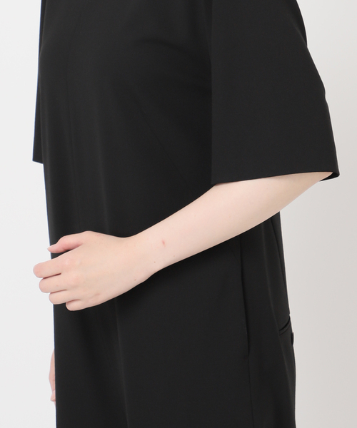 AP STUDIO(エーピーストゥディオ)の「TRWハーフスリーブオールインワン(つなぎ/オールインワン・レディース・ブラック・36/38)」の19枚目の写真