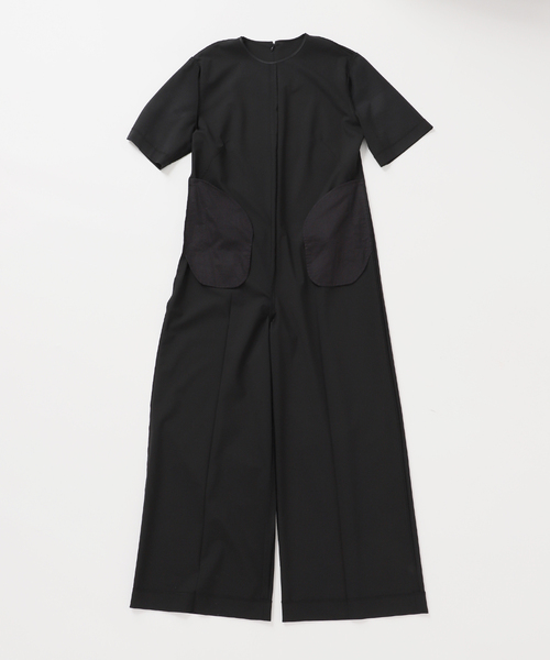 AP STUDIO(エーピーストゥディオ)の「TRWハーフスリーブオールインワン(つなぎ/オールインワン・レディース・ブラック・36/38)」の22枚目の写真